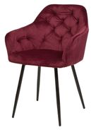 #2004 Dining chair in bordeaux stoff $108