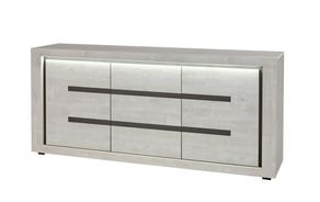 Ludovic sideboard with LED lights 225x48x100H cm $619