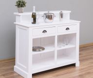 #577-Bar counter with 2 drawers in painted finish