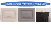 .TOWN & COUNTRY FINISHES Double-layered paint for ANTIQUE look  