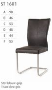 #1601 Stof dining chair in blue grey $ 154