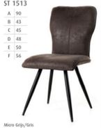#1513 Dining chair in stof $ 146