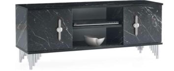 TS03 silver tv stand 130x40x42H cm $ 187