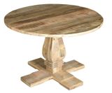 Mango wood round table 76x120D cm $ 940