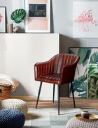 Alexandra leather chair $ 379