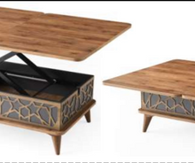 Amalfi anthracite coffee table 95x65x40 cm $275
