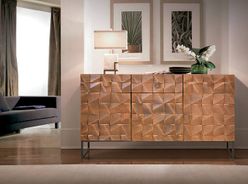 3 door 3 drawers sideboard in solid mango wood 80x140x40 cm $1394