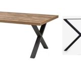 #1915 Dining table with x legs 200x100x76 cm $532 