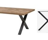 #1915 Dining table with x legs 200x100x76 cm $532 