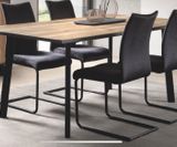 Ikaro I dining table in Atlantic wood color 180x100x76 cm $352