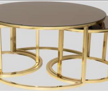 Golden coffee tables 47x47x37 cm $299