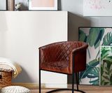Leather armchair $466
