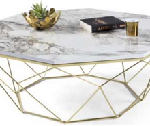 Origami marble coffee table 98x98x42 cm $379