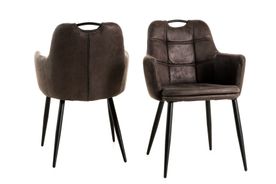 #1809 Dining chair in anthracite stoff $148