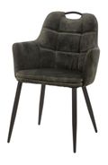 #1809 Dining chair in moss green stoff $148