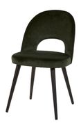 #2002 Dining chairs in green stoff $99
