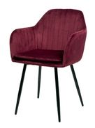 #2003 Dining chair in bordeaux stoff $108