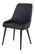 #2105 Dining chair in black PU $99
