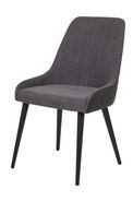 #2107 Dining chair in stoff marron $120