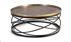 Spiral coffee table 38 cm H x 90 cm Diam. $484