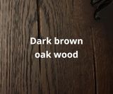 dark-brown wood